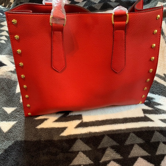 🆕Elizabeth Arden Gold Studded SnapClosure Tote - Picture 4 of 8
